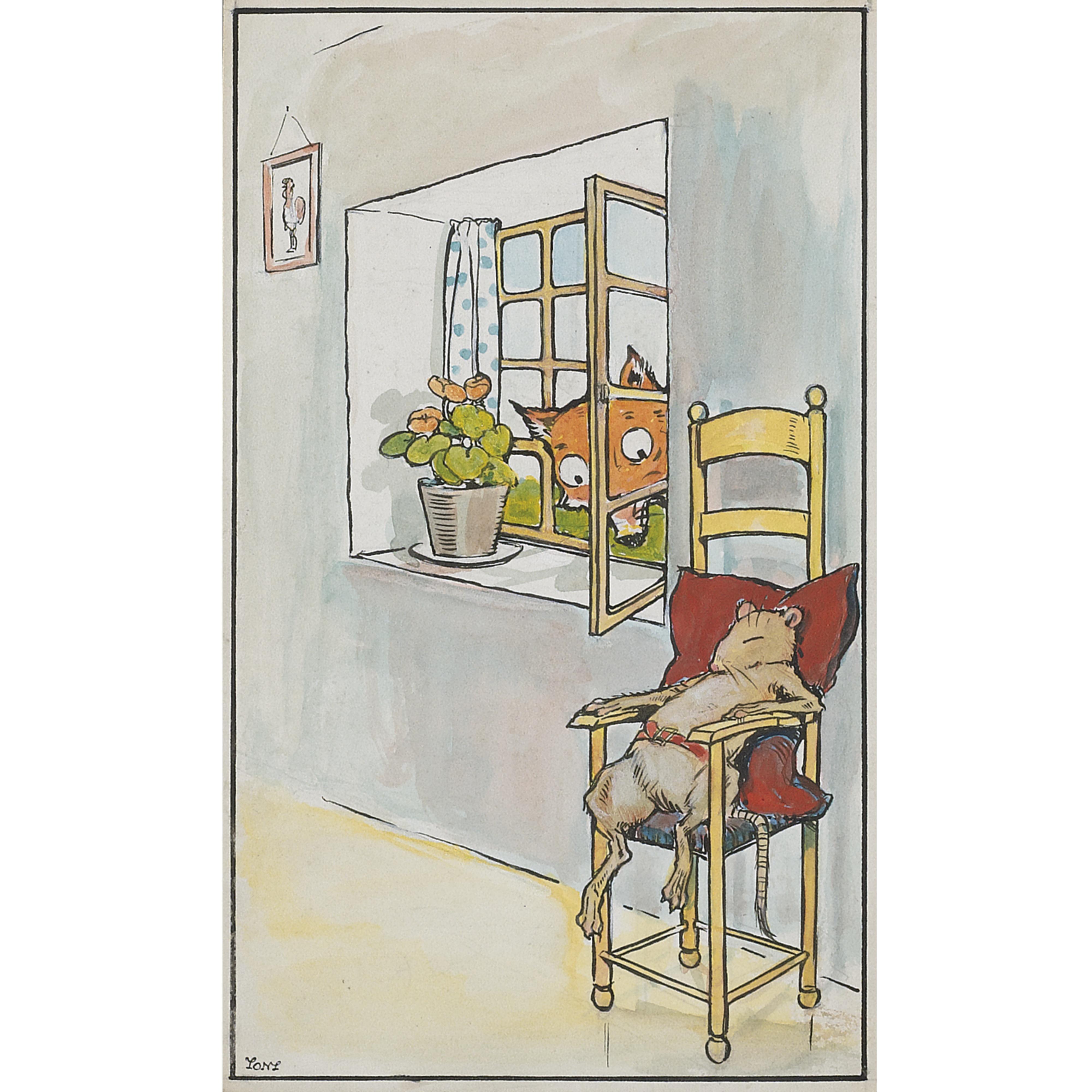 Sarg, Tony - Set of illustrations for The Cock, The Mouse and The Little Red Hen
