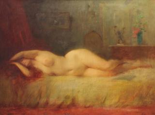Sarkis Diranian - A Reclining Nude