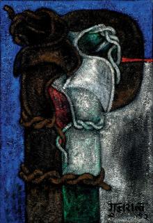 Satish Gujral - Untitled (Bondages)