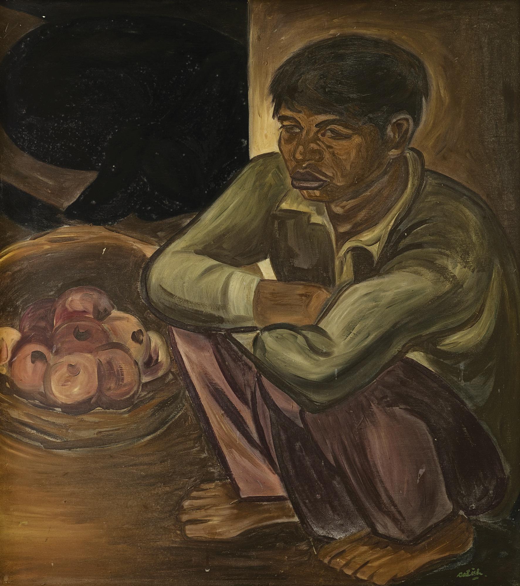 Satish Gujral - Untitled (Vendor Boy)