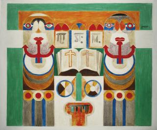 Satish Gujral - Untitled