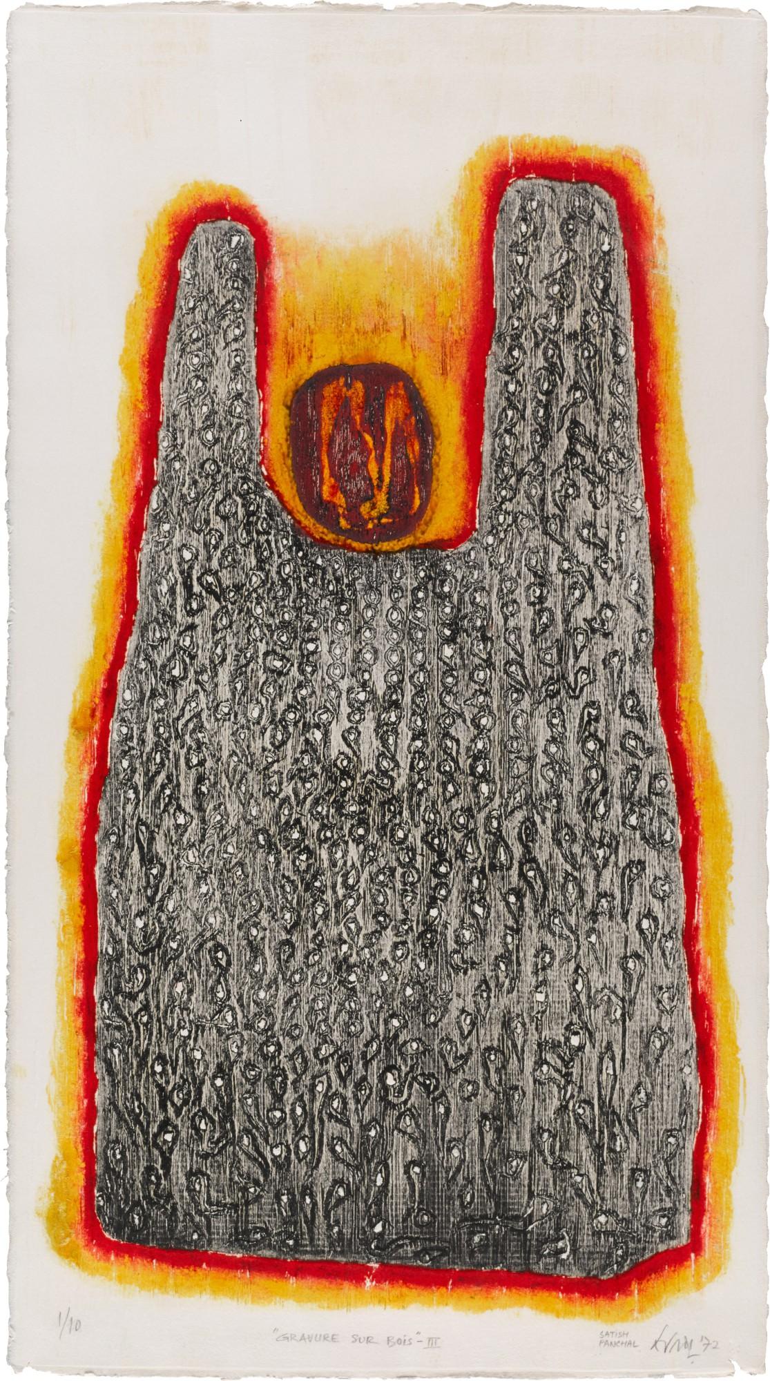 Satish Panchal - Gravure sur bois - III