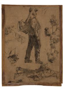 Saturnino Herran - Estudio (Figura y Manos)