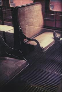 Saul Leiter - Foot on El, 1954
