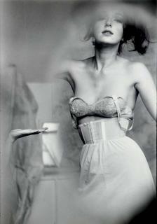 Saul Leiter - Test Shot for Lingerie, Harper\'s Bazaar, 1963; Nude, c. 1955