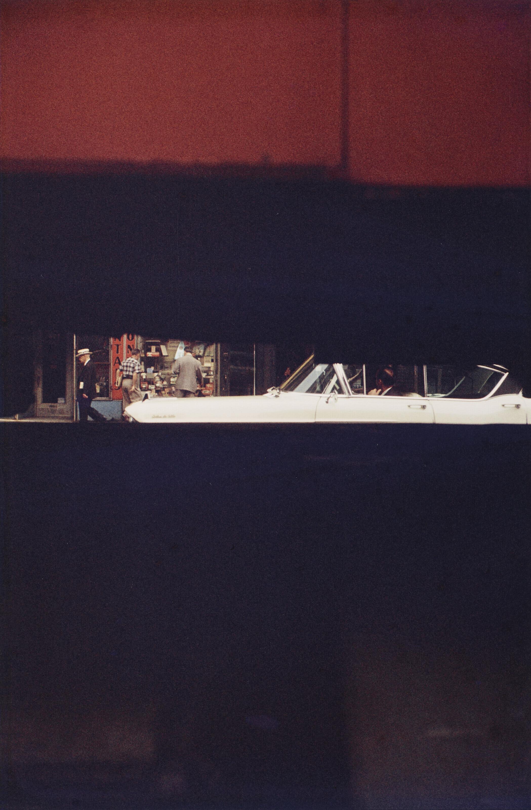 Saul Leiter - Through Boards, 1957