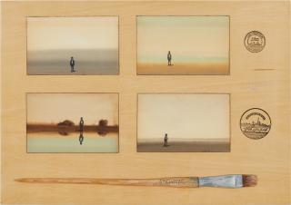 Saul Steinberg - 4 Postcards Table