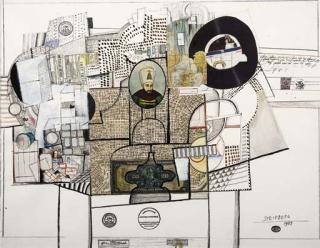 Saul Steinberg - Bueno Aires Table