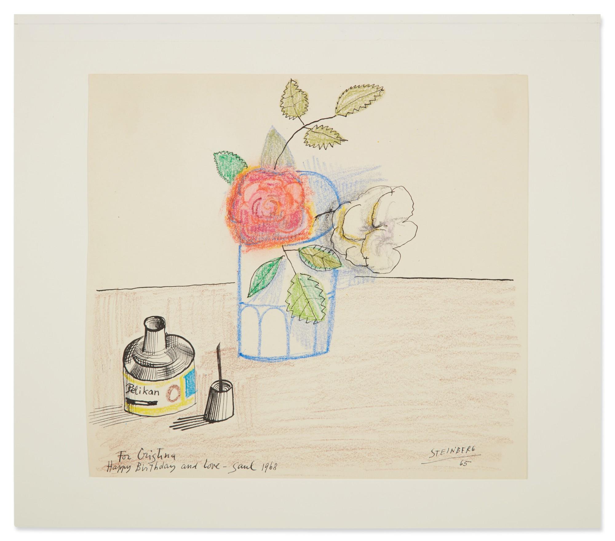 Saul Steinberg - For Cristina