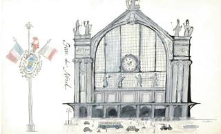 Saul Steinberg - Gare du Nord