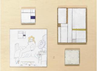 Saul Steinberg - Interior Table