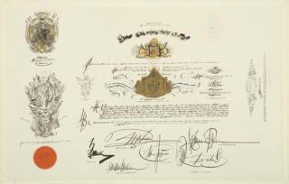 Saul Steinberg - Le diplôme