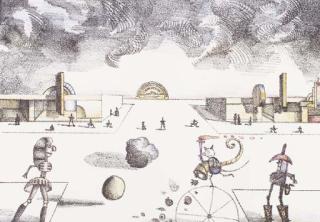 Saul Steinberg - Main Street (Sparks 3)