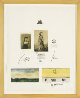 Saul Steinberg - Mona Lisa