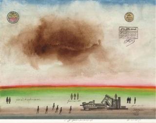 Saul Steinberg - Napeagne - The Fish Factory