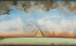 Saul Steinberg - Pyramid #8