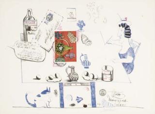 Saul Steinberg - Six Drawing Tables, New York, Abrams Original Editions, 1970