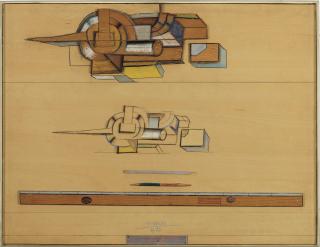 Saul Steinberg - Speech Table