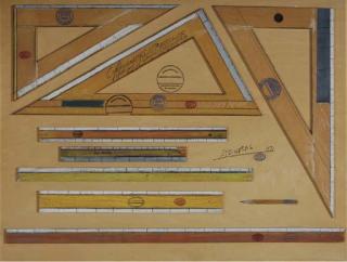 Saul Steinberg - Table Series: Drafting