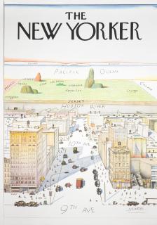 Saul Steinberg - The New Yorker. 1976