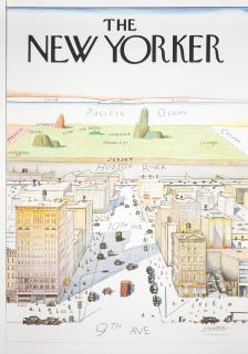Saul Steinberg - The New Yorker. 1976