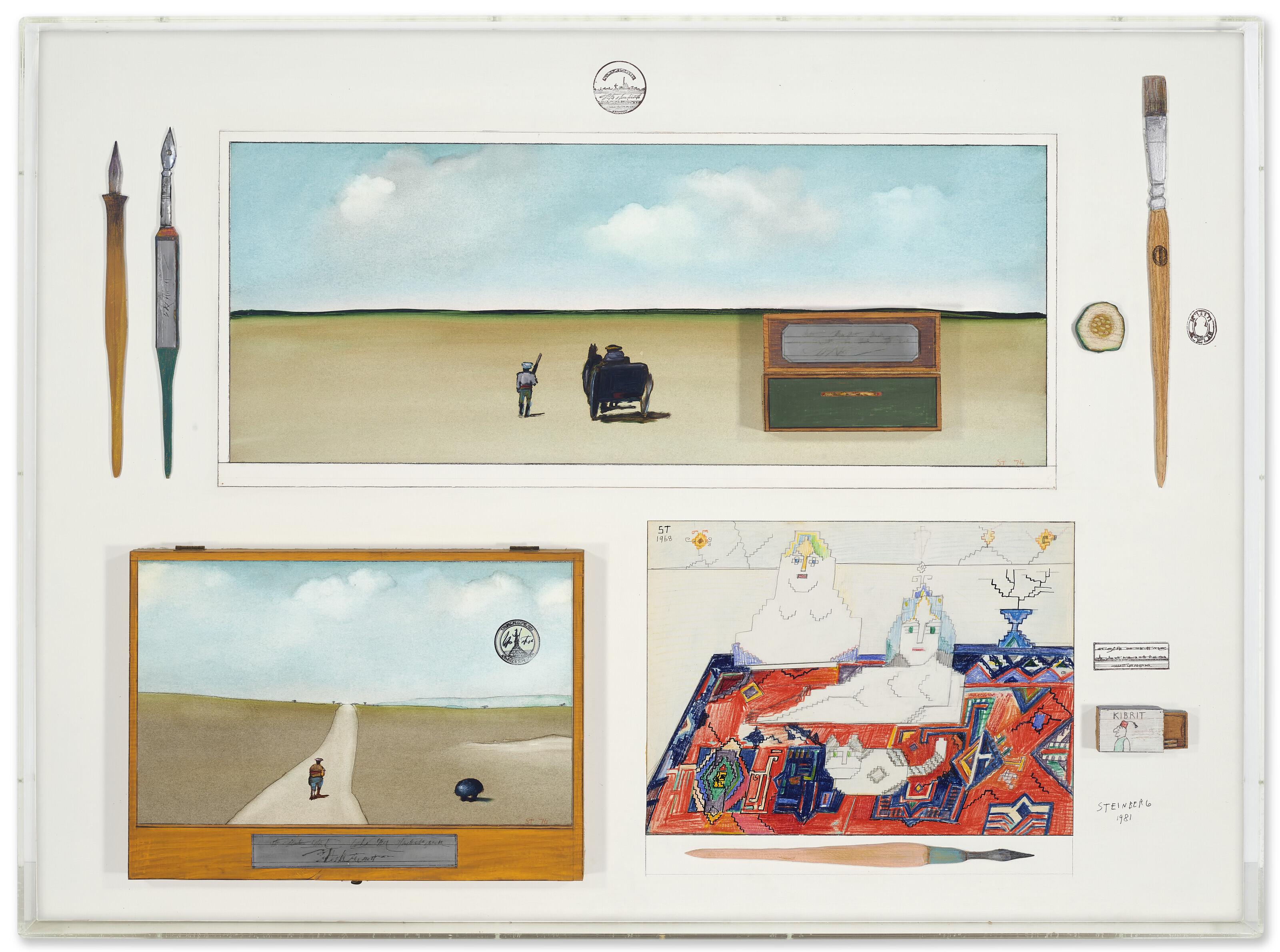 Saul Steinberg - The Persian Table