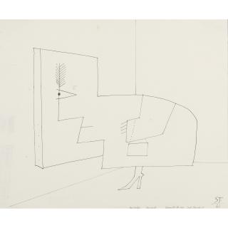 Saul Steinberg - Untitled (Art Viewer)