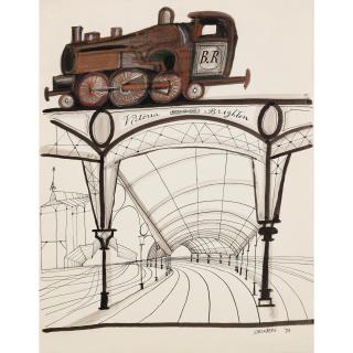 Saul Steinberg - Untitled (Victoria-Brighton)