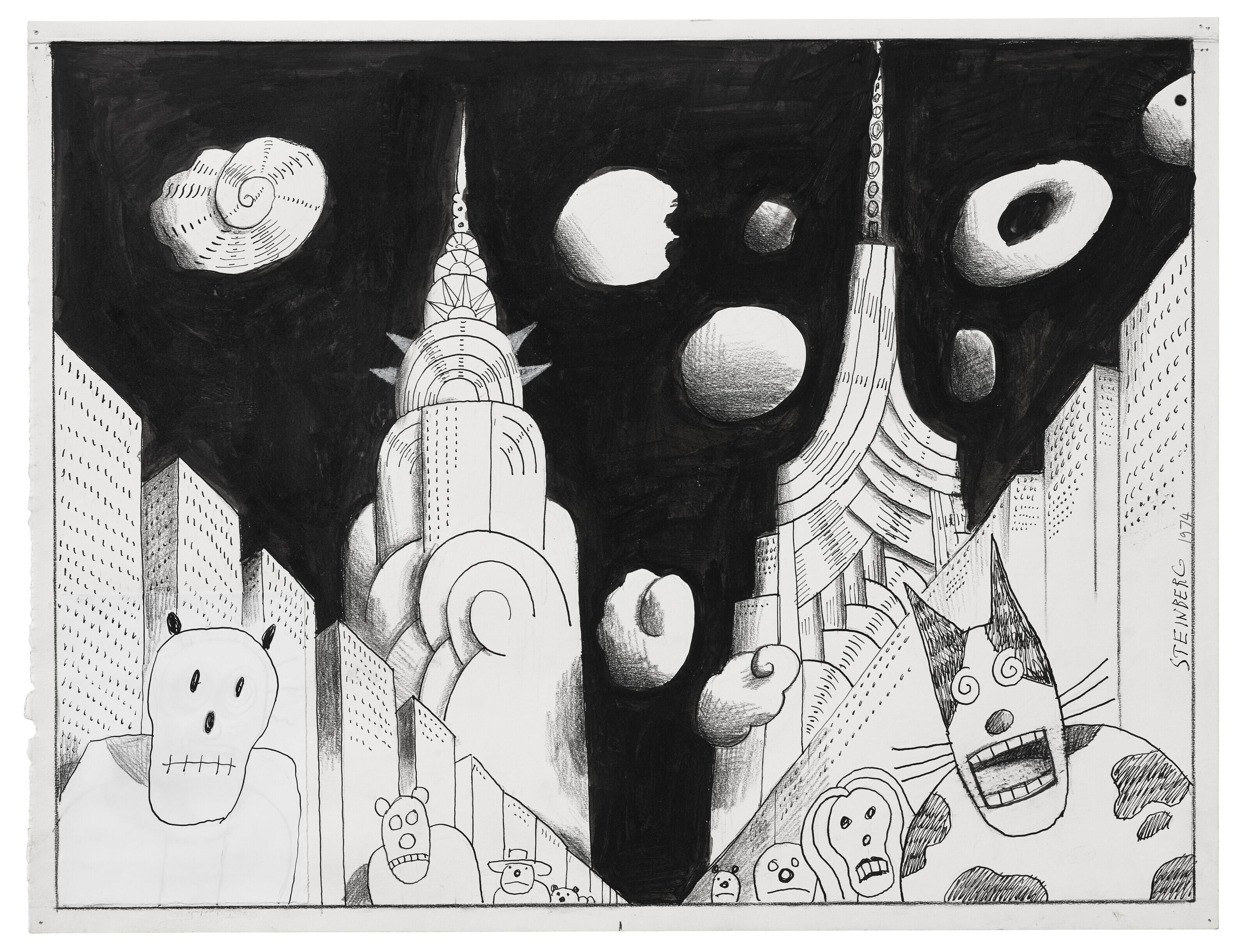 Saul Steinberg - Untitled