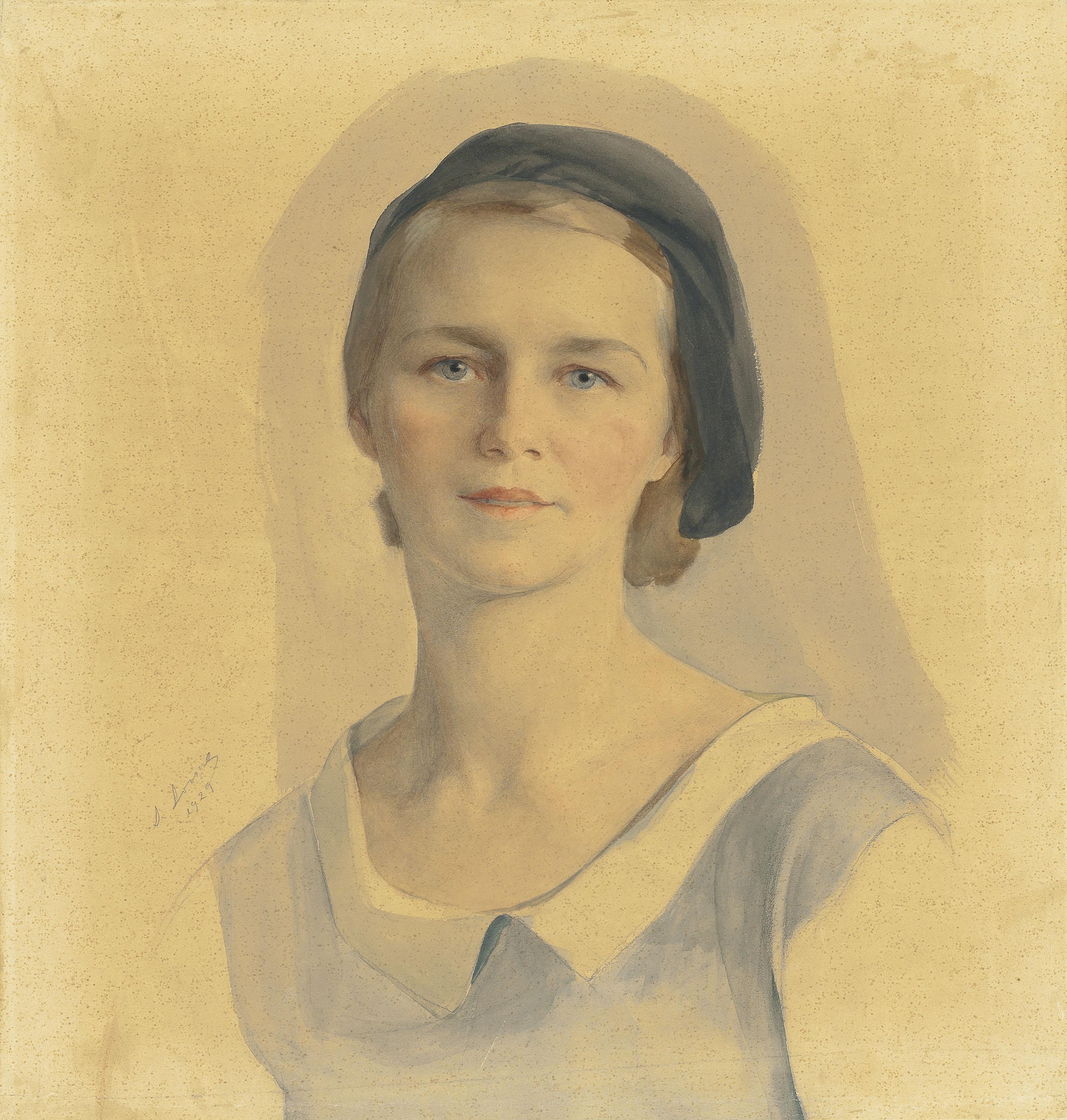 Savelii Sorin - Portrait of Maria Chaliapin née Bobrik (1901-1988)