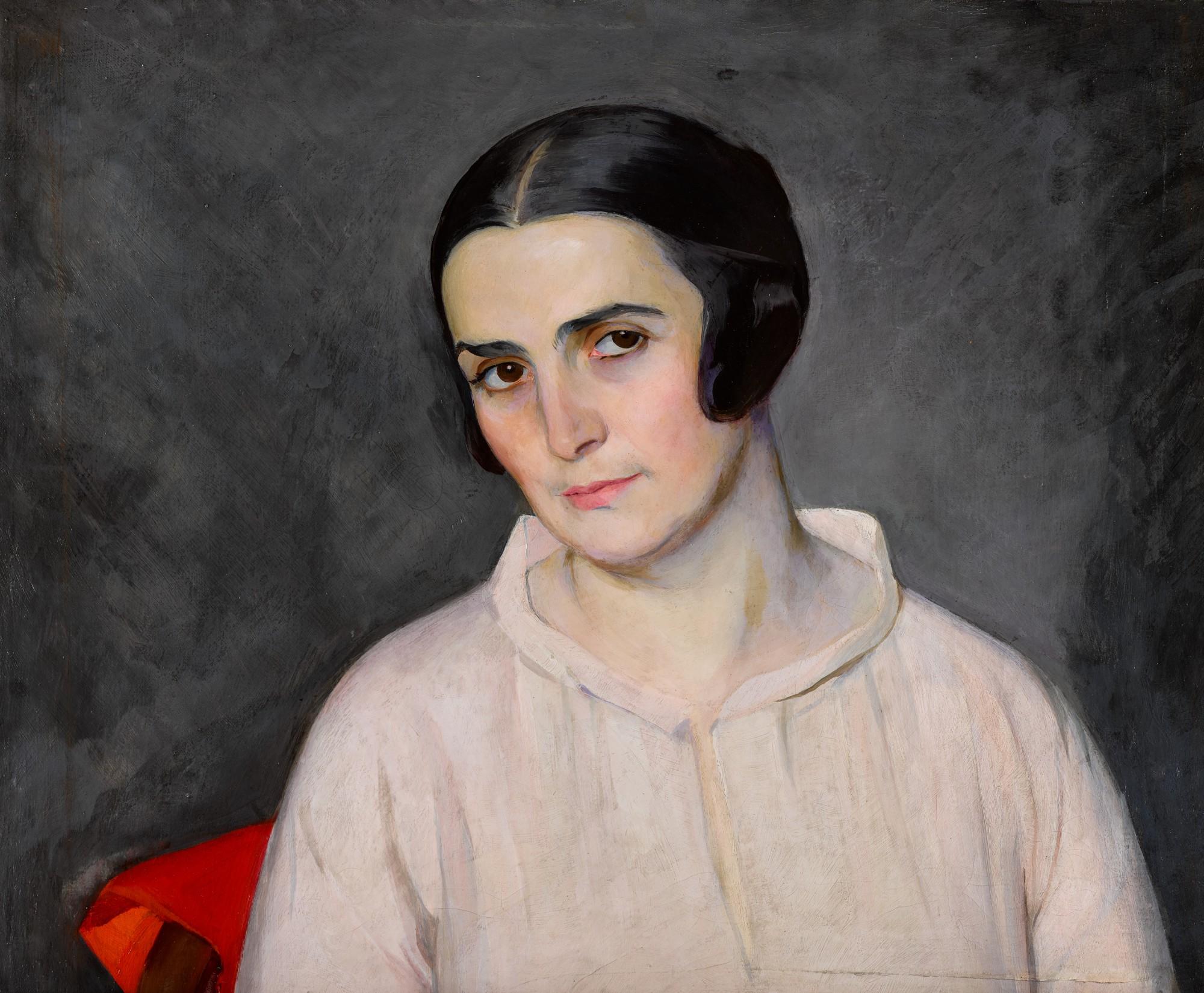 Savely Abramovich Sorine - Portrait of a Woman