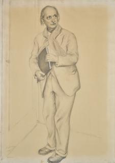 Savely Abramovich Sorine - Portrait of Jacques Delevsky