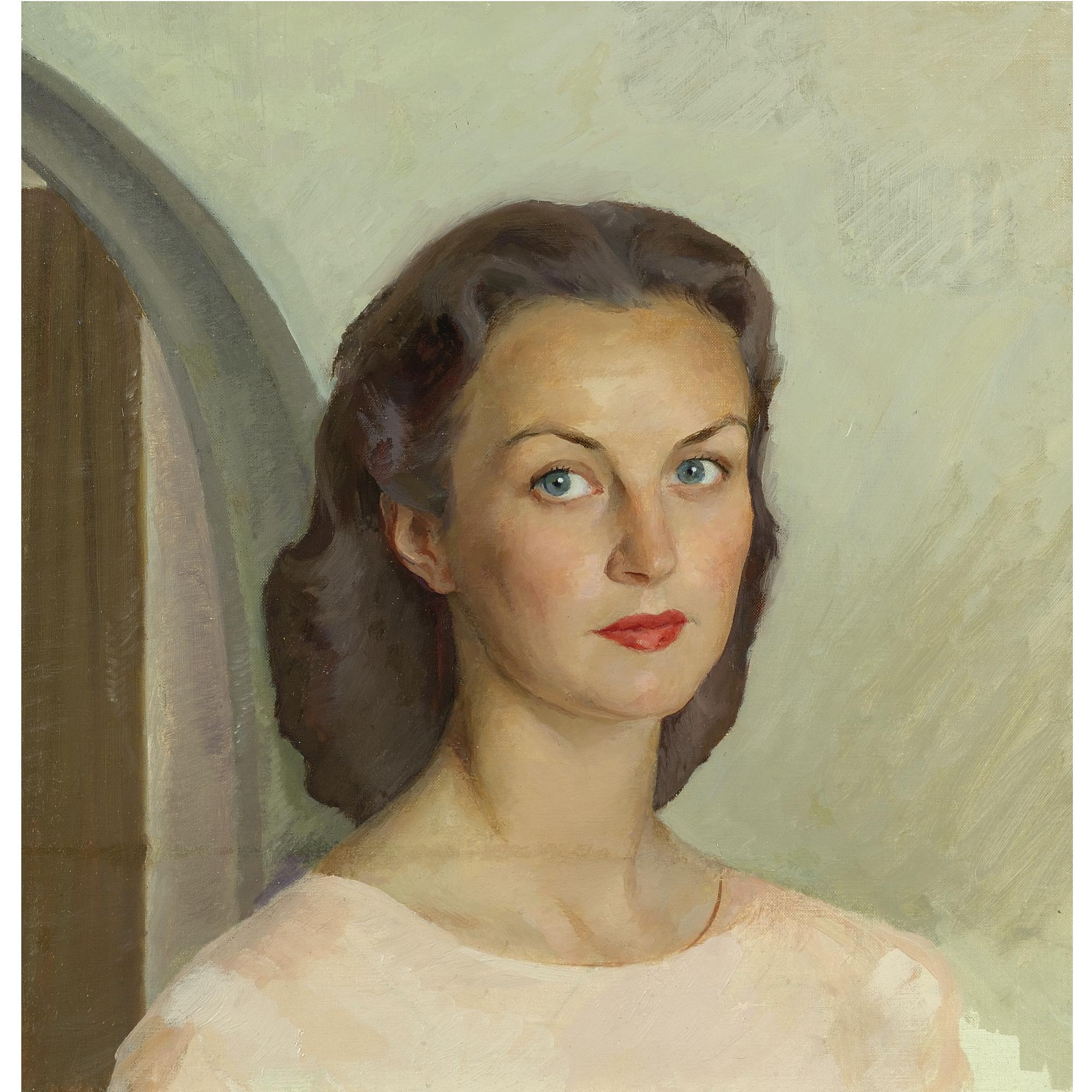 Savely Abramovich Sorine - Portrait Of Vivien Leigh