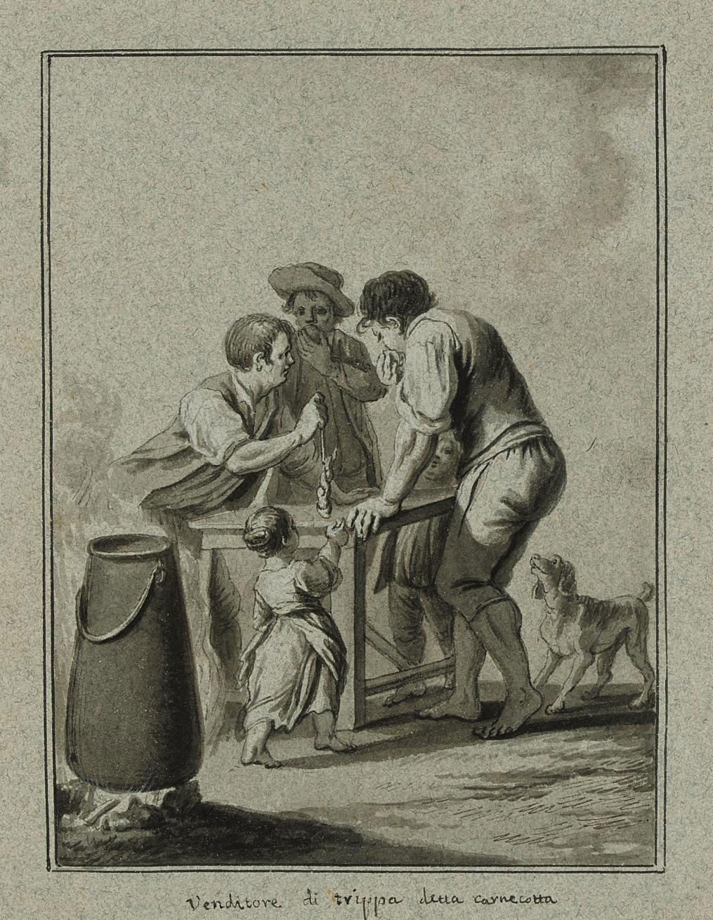 Saverio della Gatta - The tripe-seller