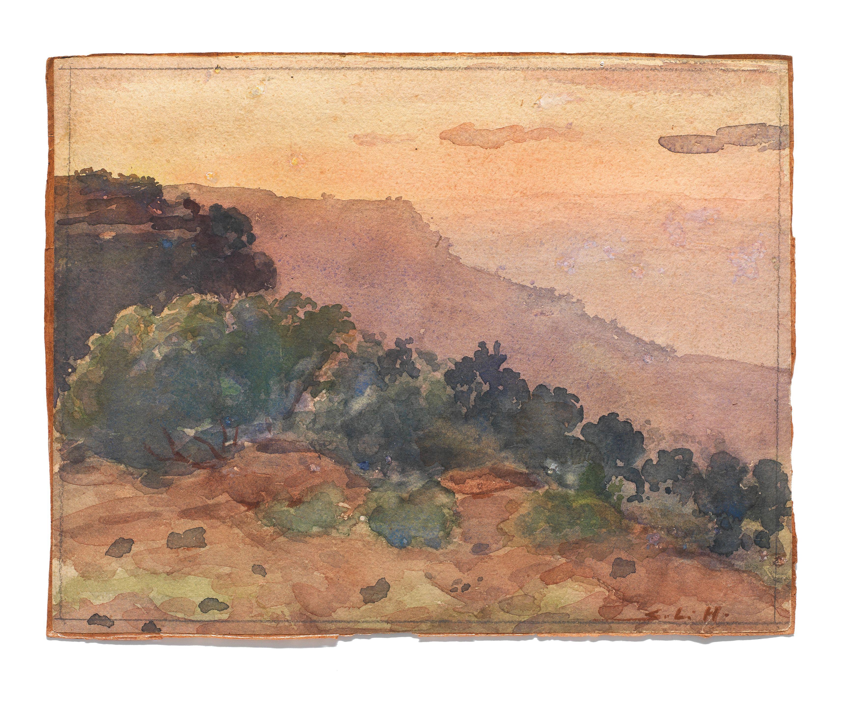 Sawlaram Laxman Haldankar - Untitled (Landscape From Panhala Fort,Kolhapur)