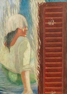 Sayed El Kammash - Woman and Window Burning