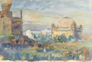 Sayed Haider Raza - Untitled (Gol Gumbaz)