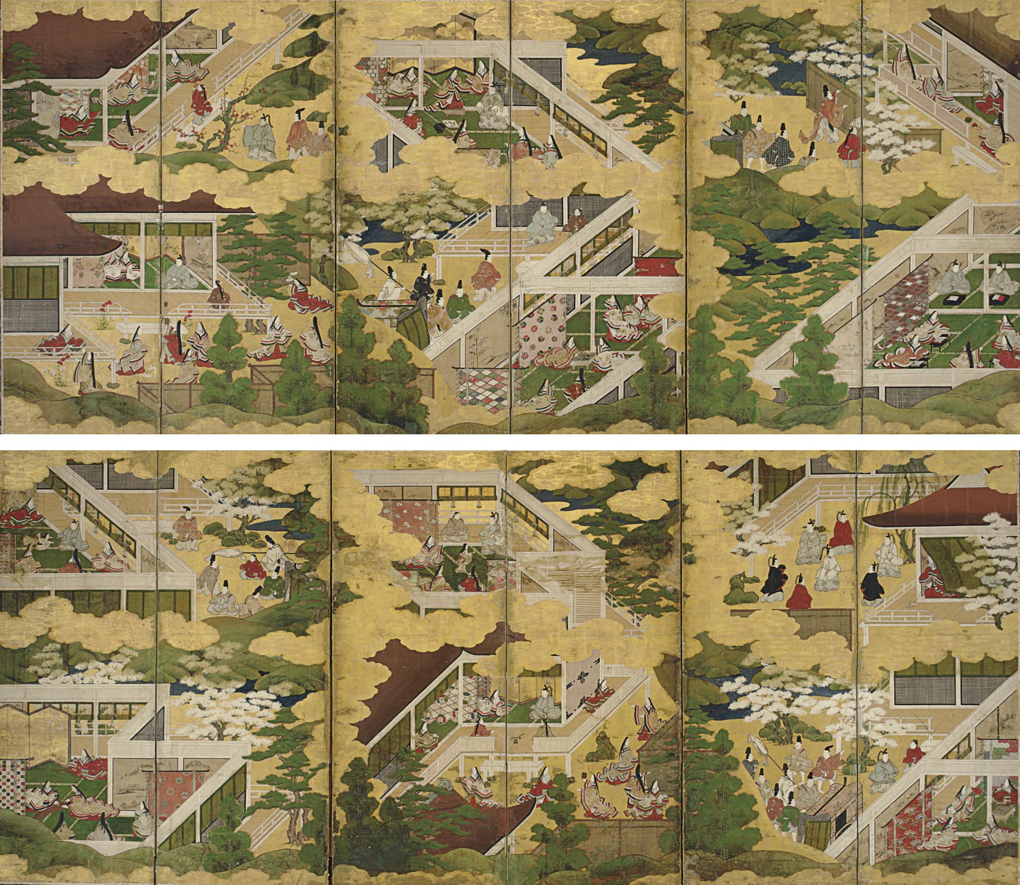 Scenes from The Tale of Genji