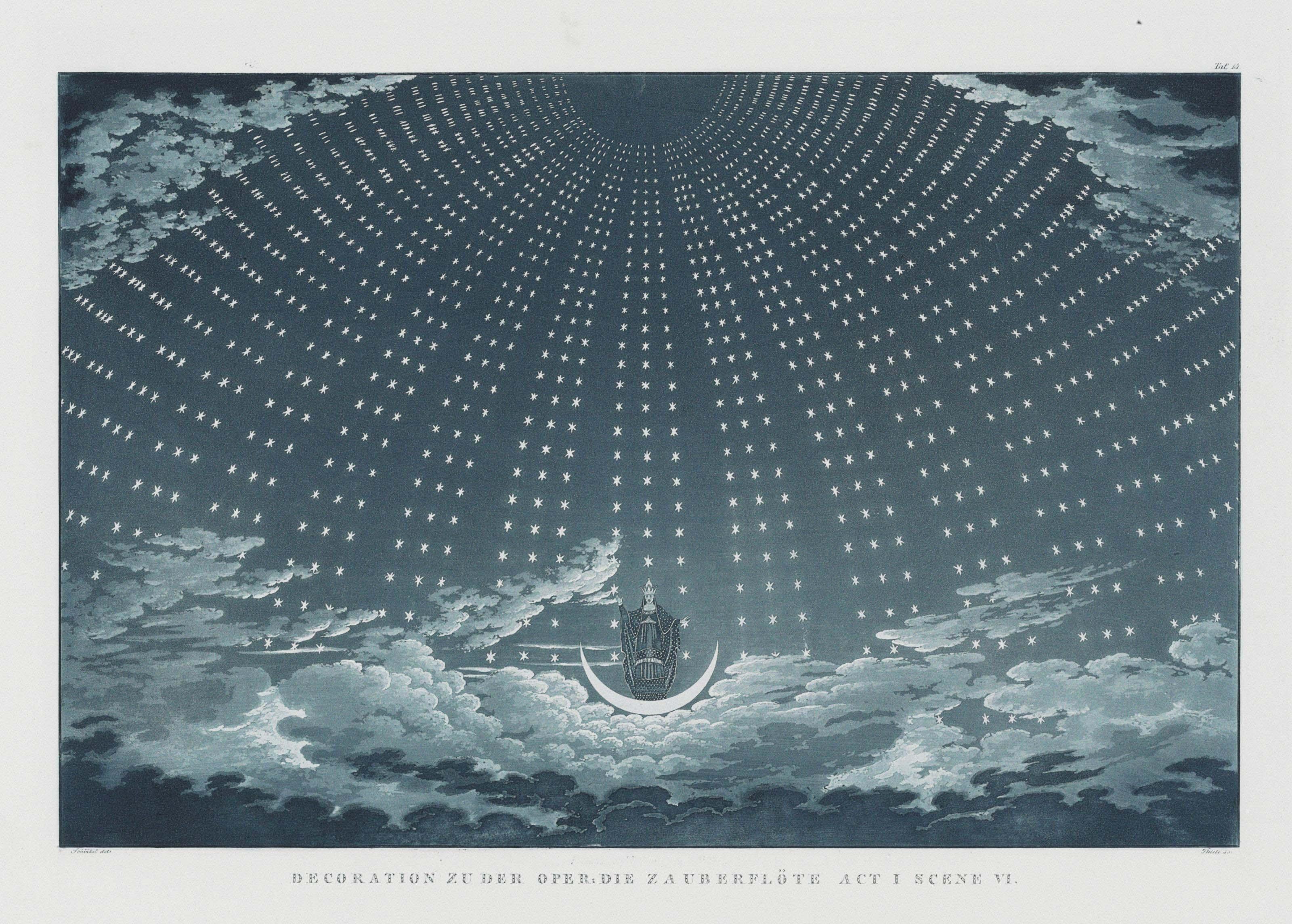 Schinkel, Karl Friedrich - [Sammlung Von Theater-Dekorationen Erfunden Von Carl Friedrich Schinkel. Berlin: Ernst And Korn, 1862].
