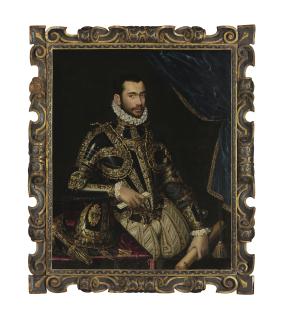 Scipione Pulzone - Portrait Of Jacopo Boncompagni, Three-Quarter Length, In Armor