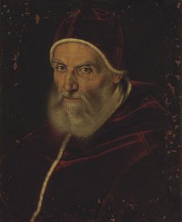 Scipione Pulzone - Portrait Of Pope Gregory Xiii, Bust-Length