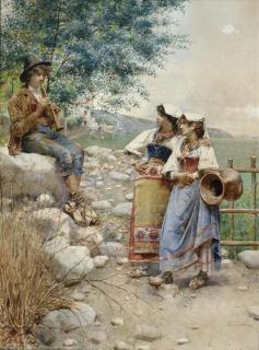 Scipione Simoni - A Roadside Halt