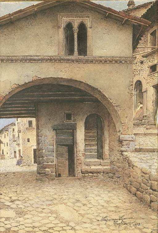 Scipione Simoni - Vicolo a Tagliacozzo, 1912