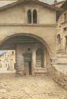 Scipione Simoni - Vicolo a Tagliacozzo, 1912