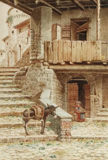 Scipione Simoni - Watching over the mule