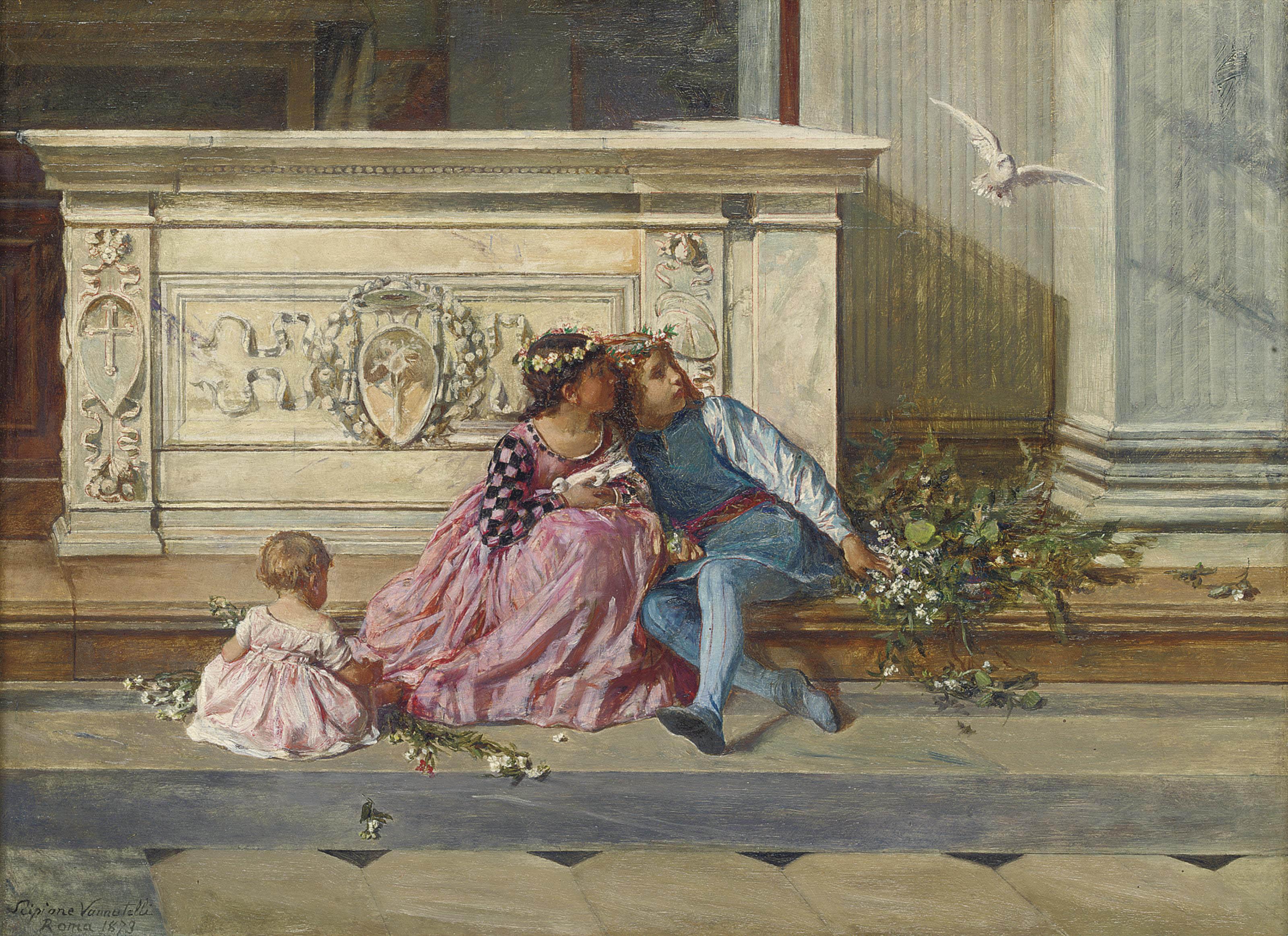 Scipione Vannutelli - An Allegory of Peace