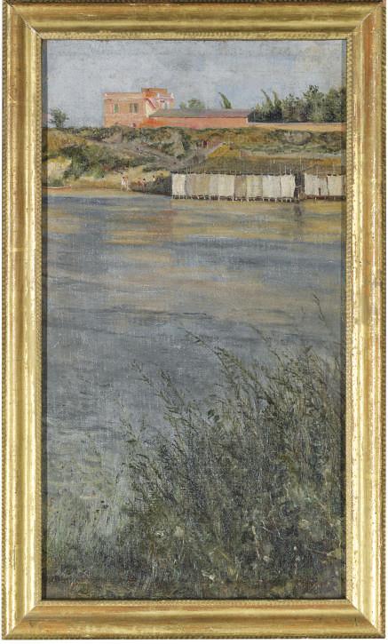 Scipione Vannutelli - Cabine sul Tevere