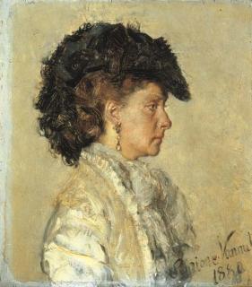 Scipione Vannutelli - Signora elegante, 1880