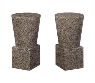 Scott Burton - A Pair of Side Tables