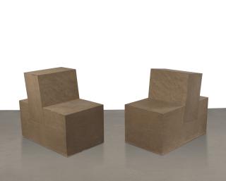 Scott Burton - Sandstone Chair I & Ii